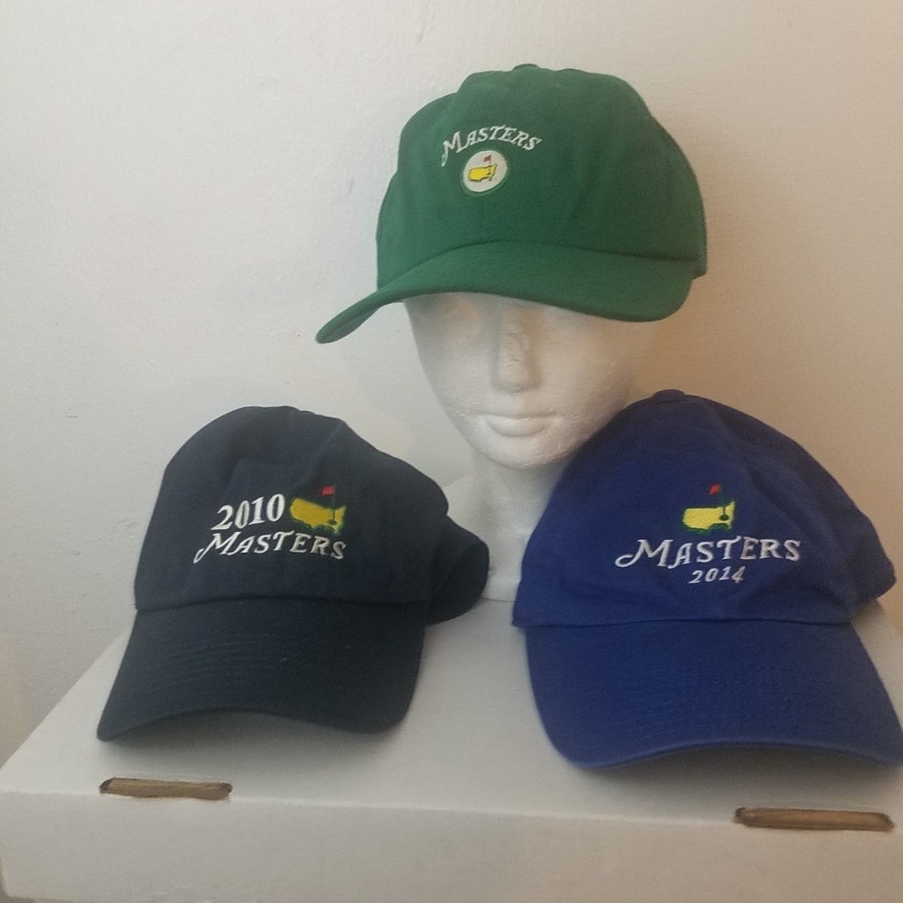 3 Masters Golf Augusta National Strapback Caps